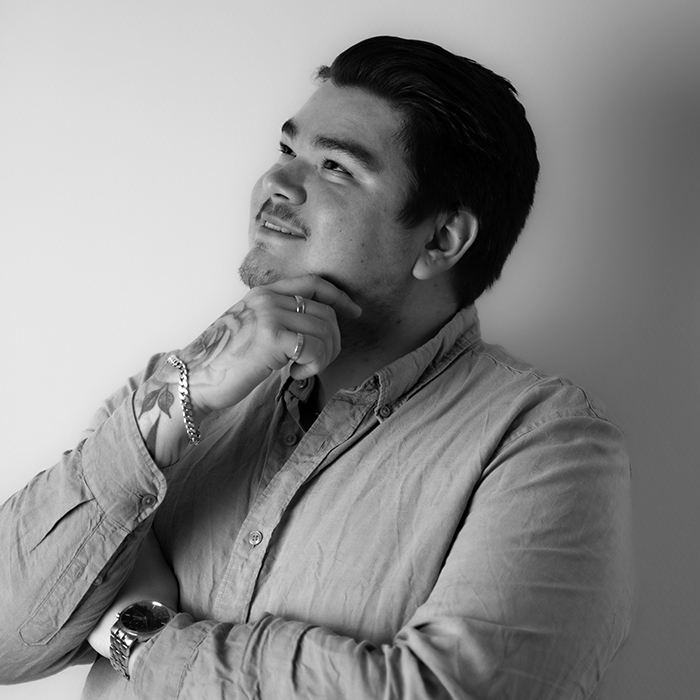 Portrait of Christoffer Niegemann.
